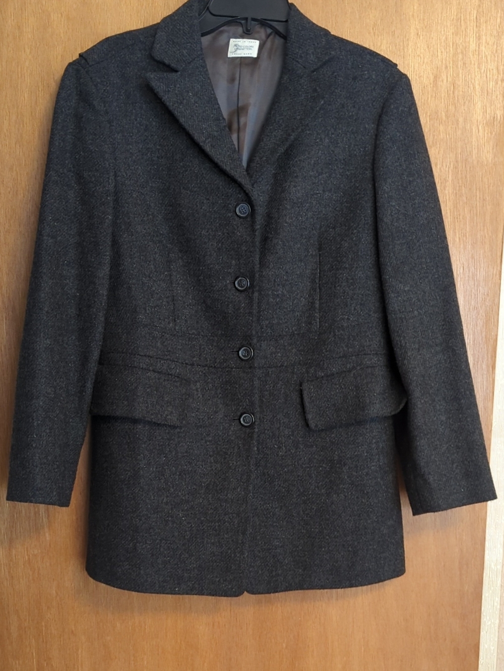 United Colors Of Benetton Dark Brown Tailored Blazer